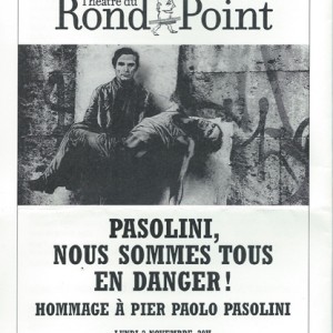 Pasolini – Theâtre du Rond-Point